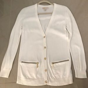 Auth. Michael Kors cotton cardigan